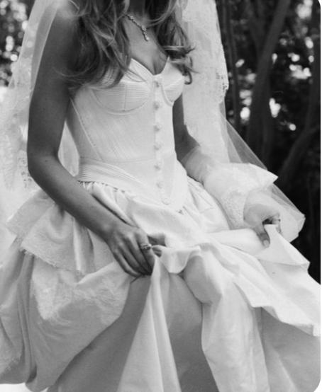 Detailed bridal gown